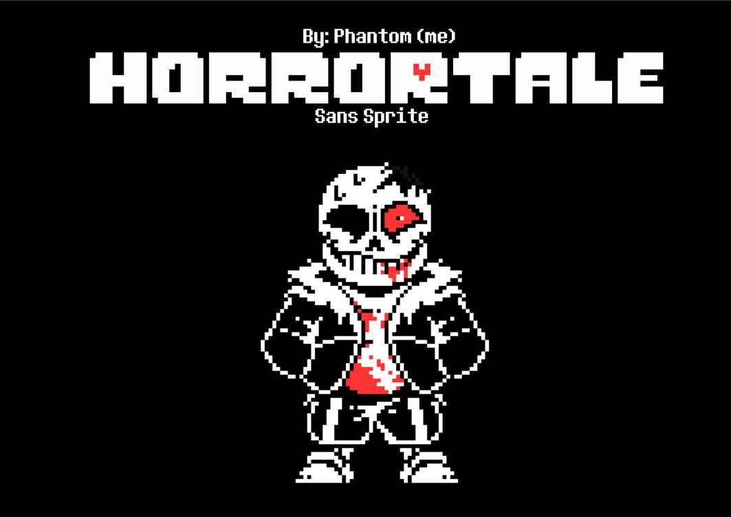 Horrortale! - Sans Dialogue Sprites by SeptyDraws on DeviantArt