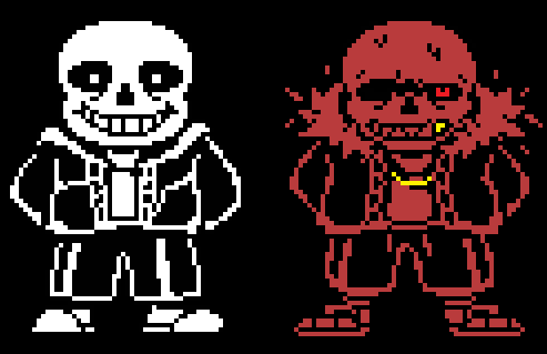 Toby Fox'd Underfell Sans Fight. by realAndroidc4 on DeviantArt