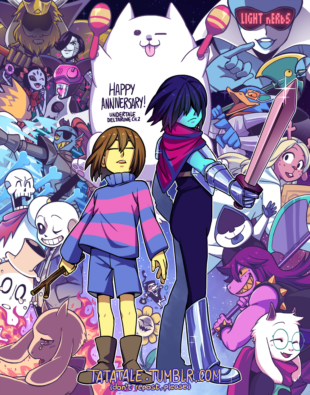 Undertale 7th anniversary by Tatatale on DeviantArt