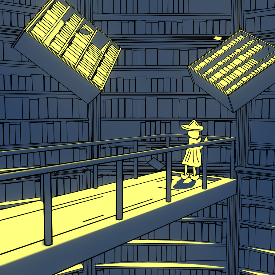 Floating Library by Retekcorp on DeviantArt