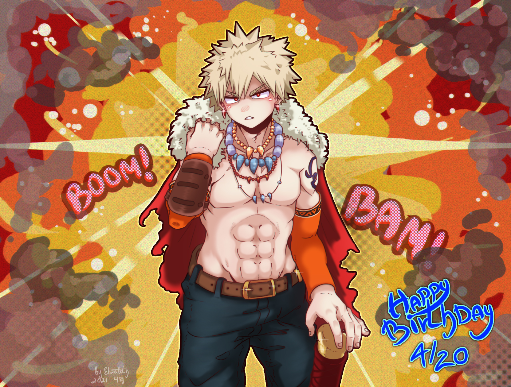 Barbarian King Katsuki Bakugou On Bnha Fantasy Au Deviantart Barbarian King Katsuki Bakugou On Bnha Fantasy Au Deviantart