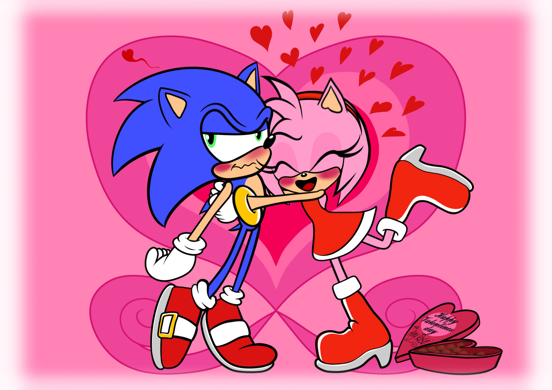 Rita 🌸 on X: Sonic and Amy Rose wishes you a very Happy New Year