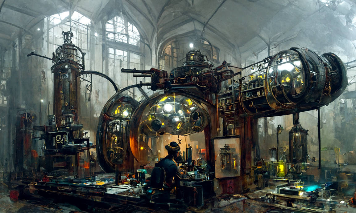 SteamPunk Laboratory by animastur on DeviantArt