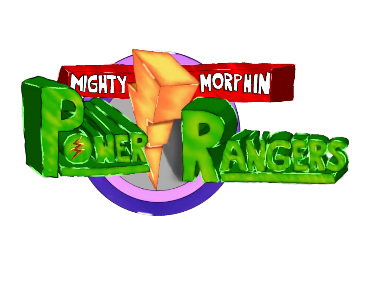Power Rangers Bar Image Mighty Morphin Power Rangers logo by CaptainBarringer on DeviantArt