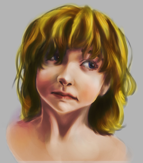 Facial Study 002 - color