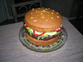 Hamburger cake