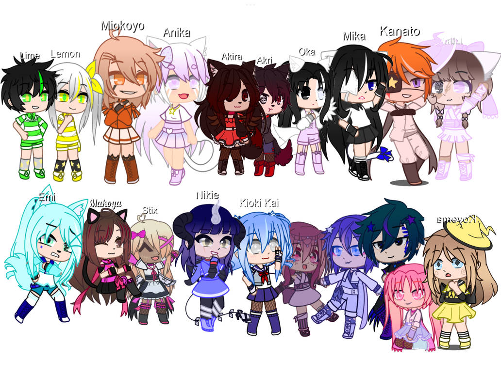 Characters Humans All of my human characters by CybertheFolfcat on DeviantArt