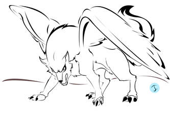 Winged Wolf