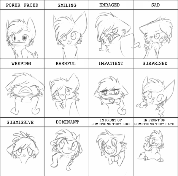 Emotions Meme Template by Mimistarlish on DeviantArt