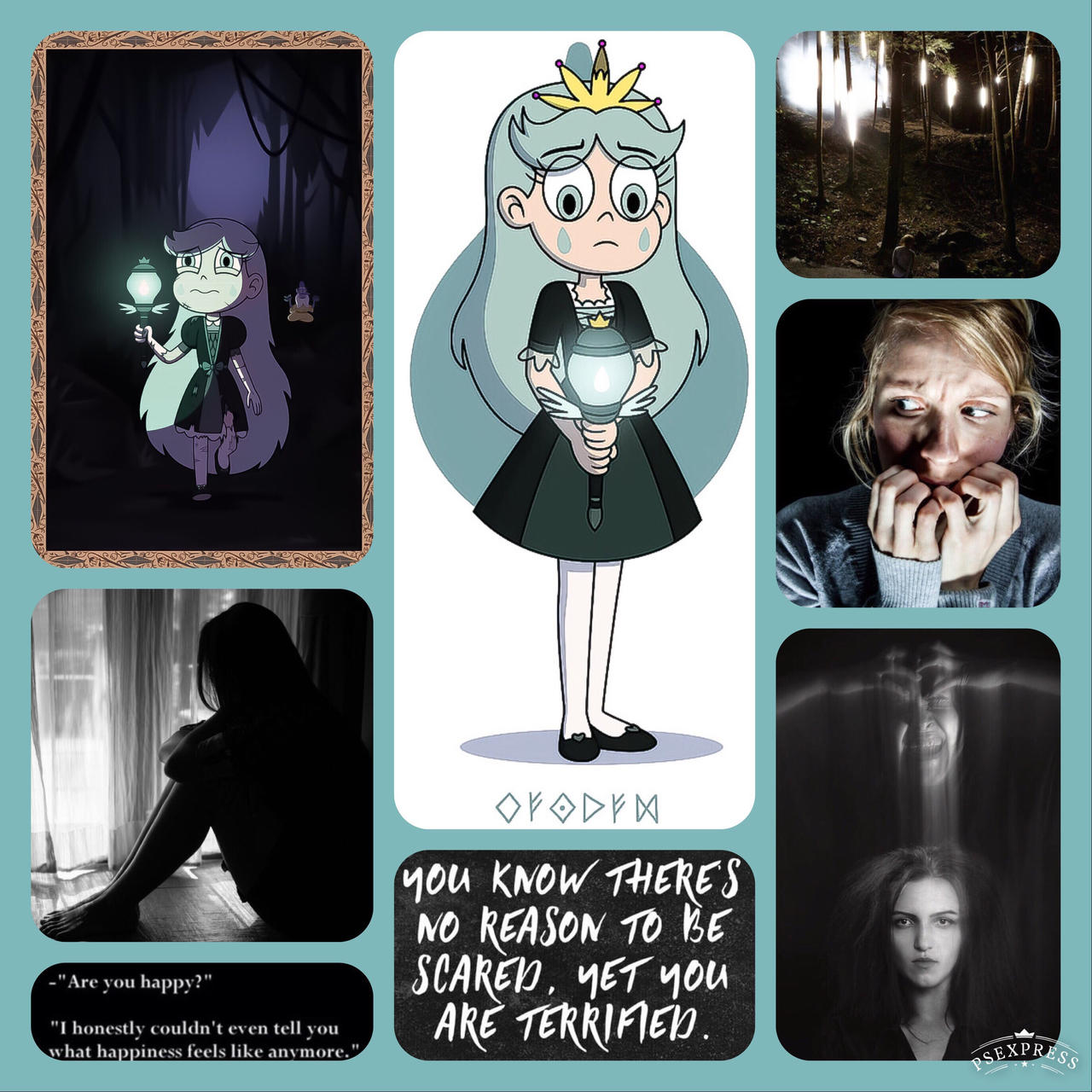 Scared Collage Heaven The Scared collage by Artisticgirl2000 on DeviantArt