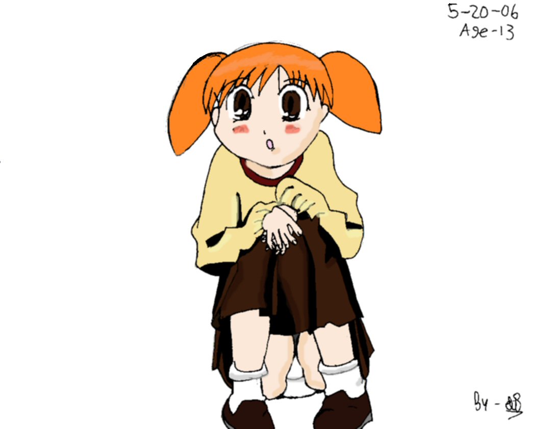 Chiyo Chan blushes