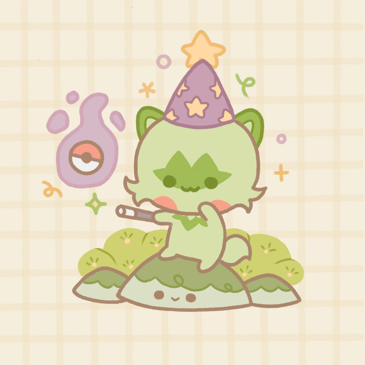Sprigatito by NabichanArt on DeviantArt