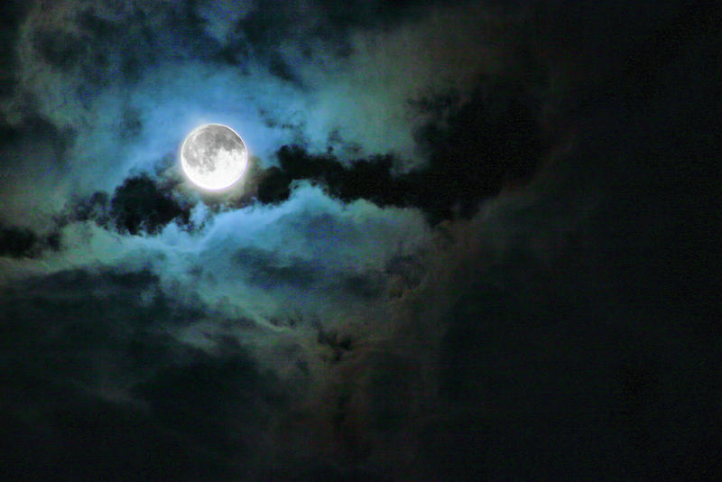 full moon stock