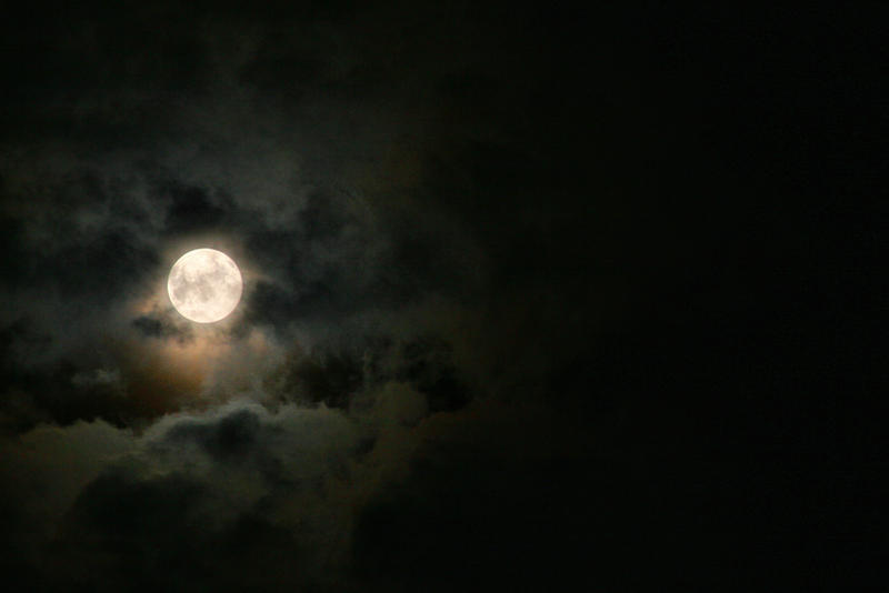 Full Corn Moon Stock