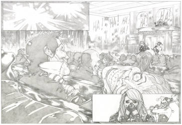 Black Canary's Trial Pencil - Page 4 and 5 by ThomasBlakeArtist