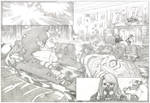 Black Canary's Trial Pencil - Page 4 and 5