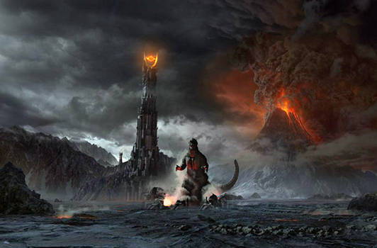 Godzilla in Mordor