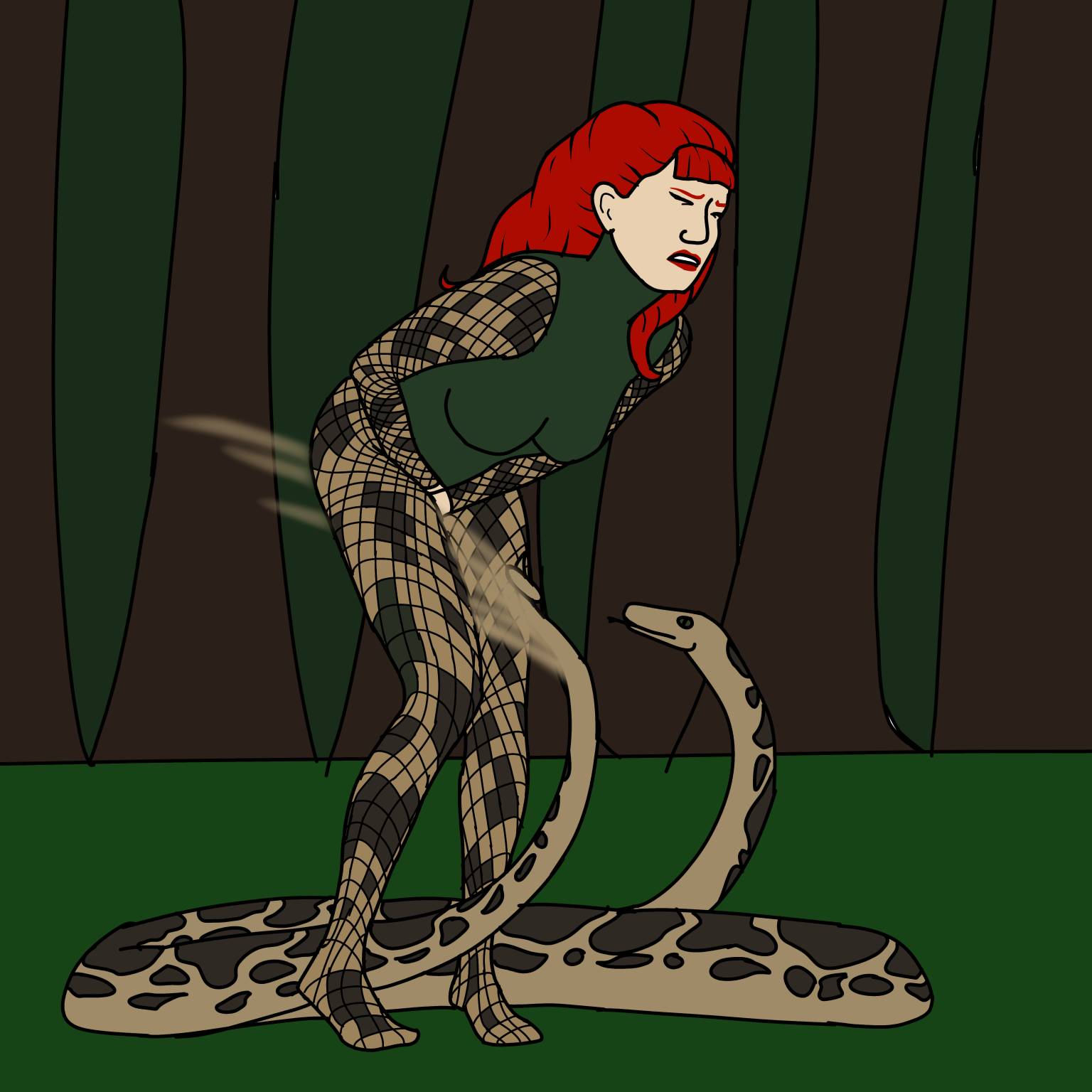 Princess Python cuntbusted by BallbustRey on DeviantArt