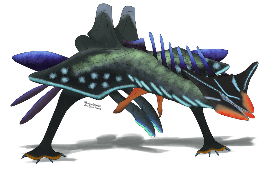Random alien creature 1 by azurilyum on DeviantArt