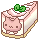 Strawberry Cake Cat Pixel Free Icon