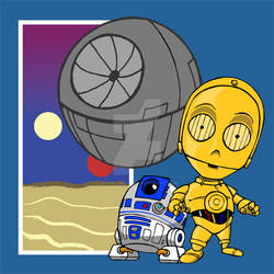 Tiny 3PO and R2