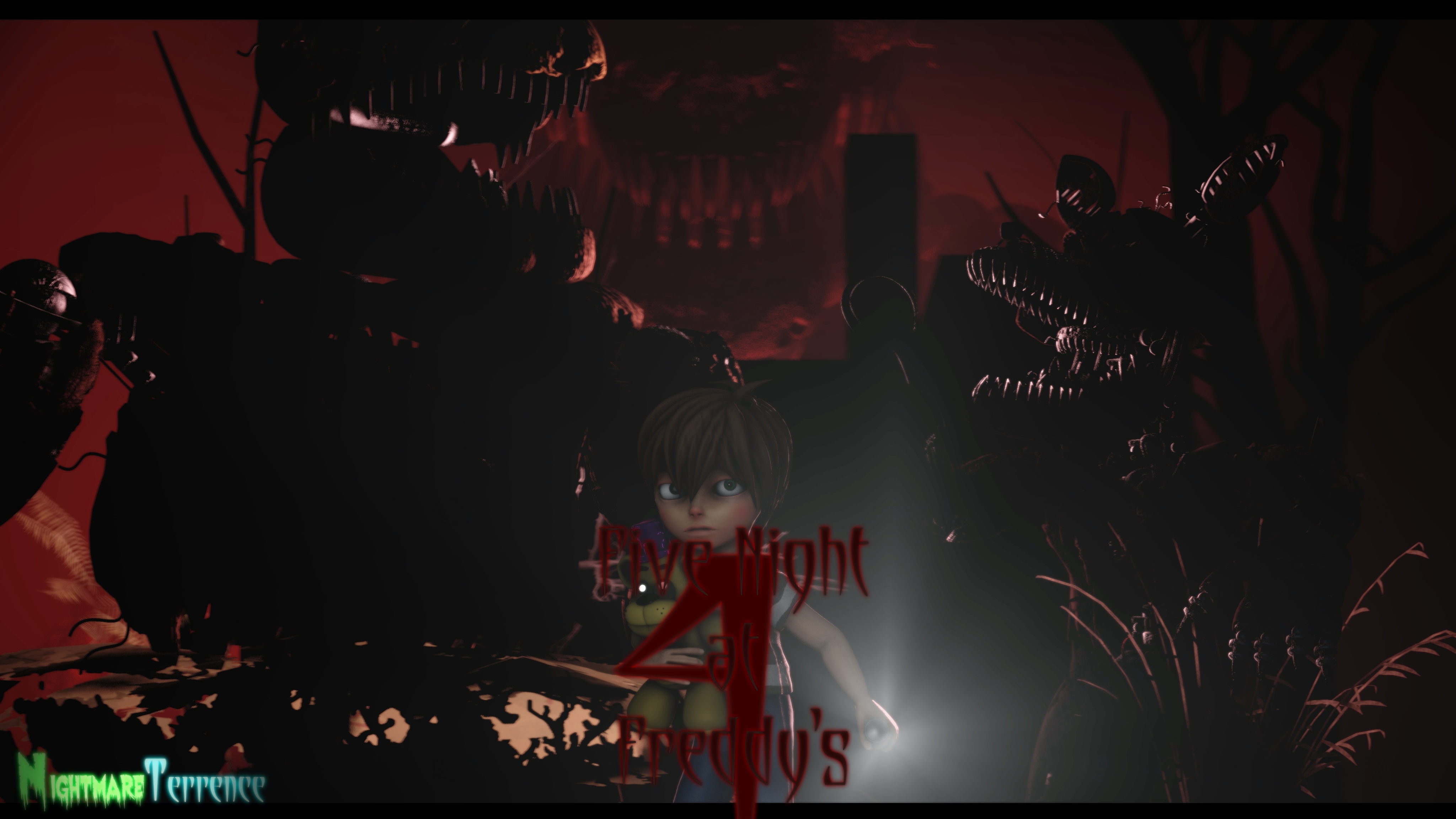 FNAF 4 wallpaper nightmares on deviantart