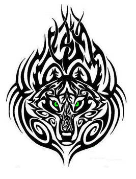 tribal wolf