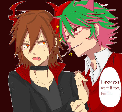 Pocky Game Male Yosafire X Emalf By Salsethoover996 On Deviantart