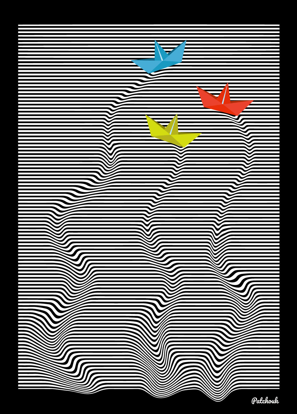 paper boat race by patchouk on DeviantArt