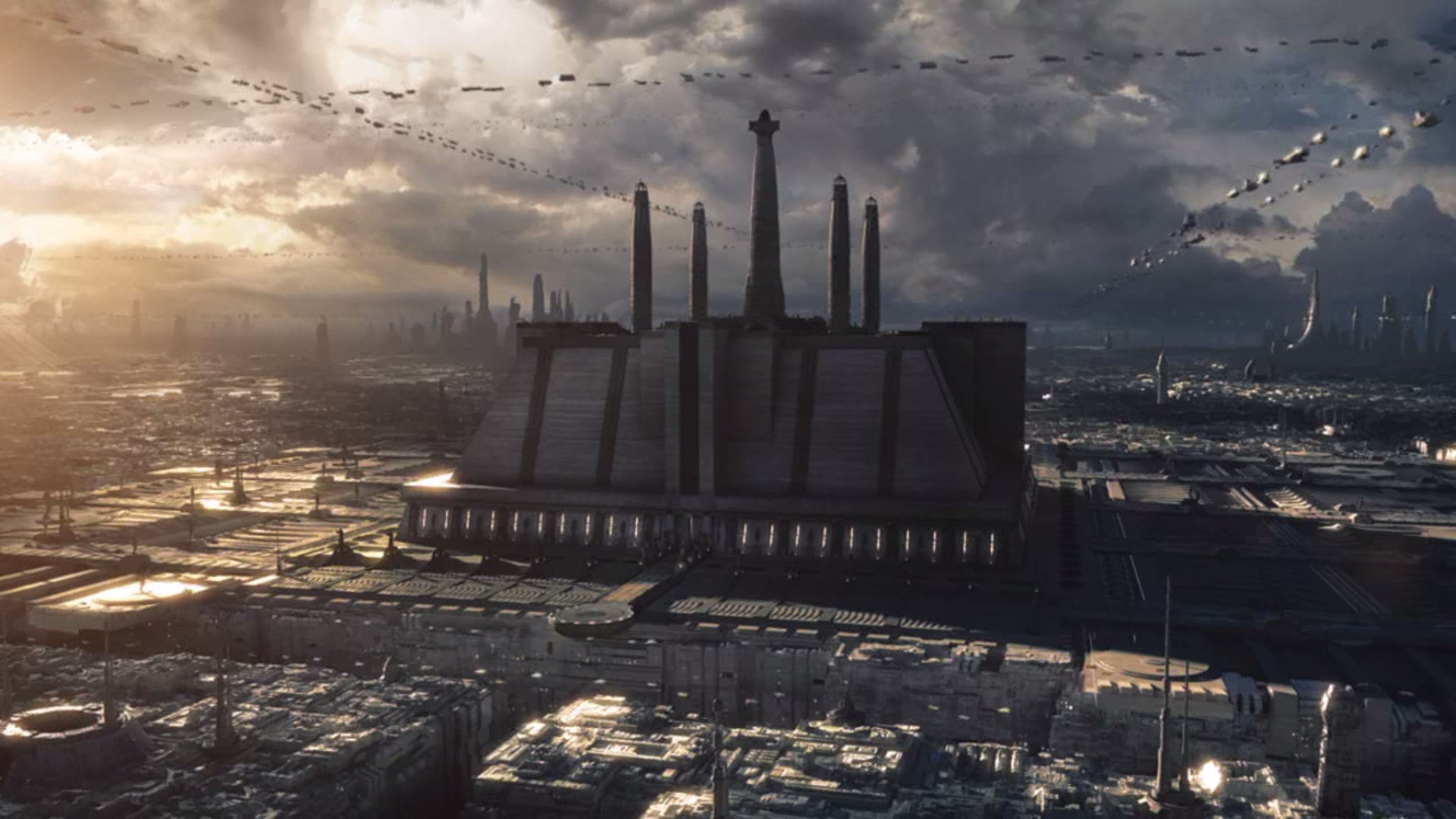 The Jedi Temple at Coruscant