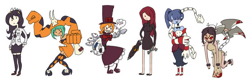 Skullgirls Characters 1