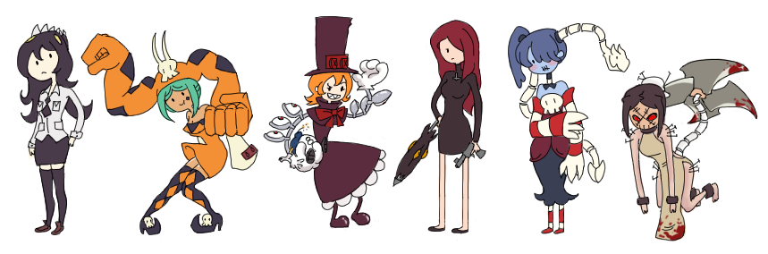 Skullgirls Characters 1