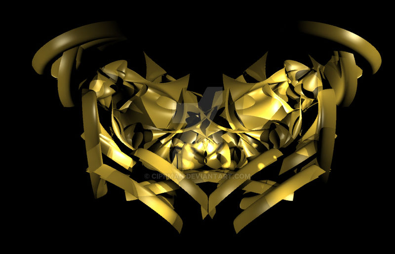 Gold Mask by Cippman on DeviantArt