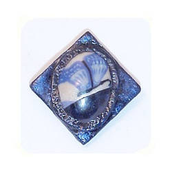 Blue Butterfly Pin Brooch