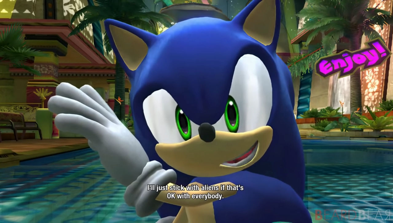 Why did sonic talk to the camera? by ar7618 on DeviantArt