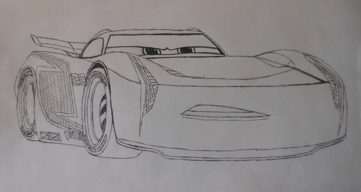 Cars 3 Jackson Storm colouring sheet by sgtjack2016 on Cars 3 Jackson Storm colouring sheet by sgtjack2016 on