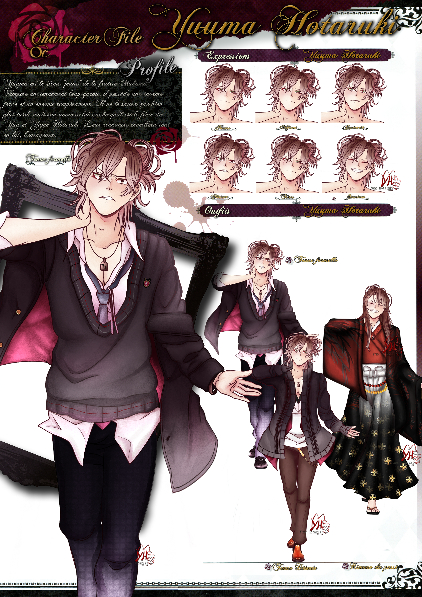 Diabolik Lovers Oc Yuuma Hotaruki By Yumehotaruki On Deviantart Diabolik Lovers Oc Yuuma Hotaruki By Yumehotaruki On Deviantart