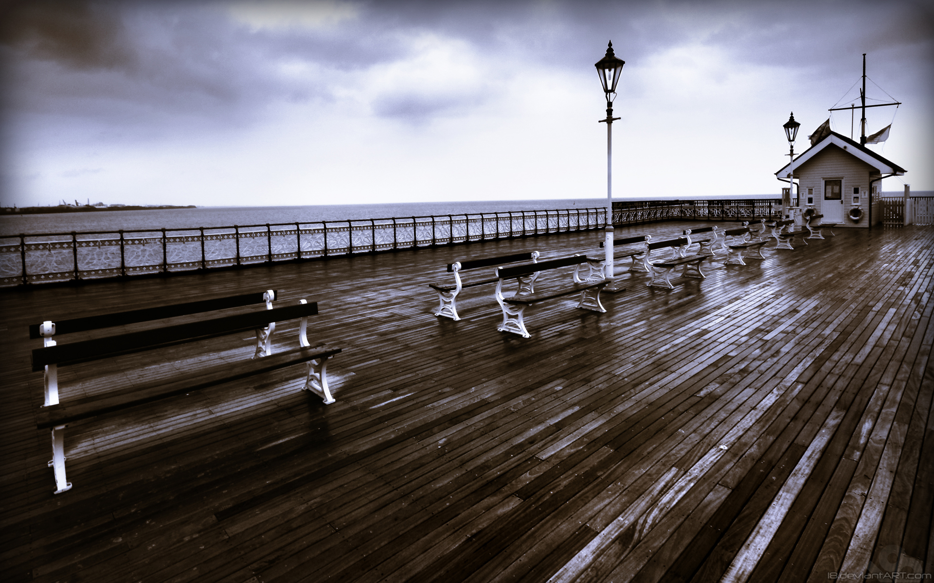 Pouring On The Pier 1920x120