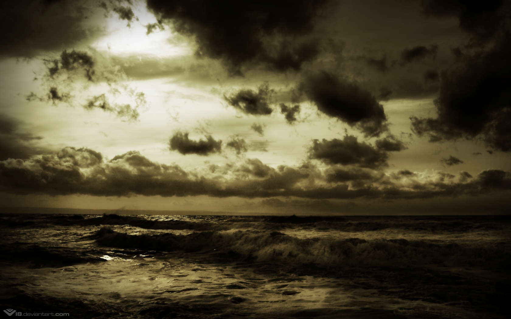 Sepia Sea