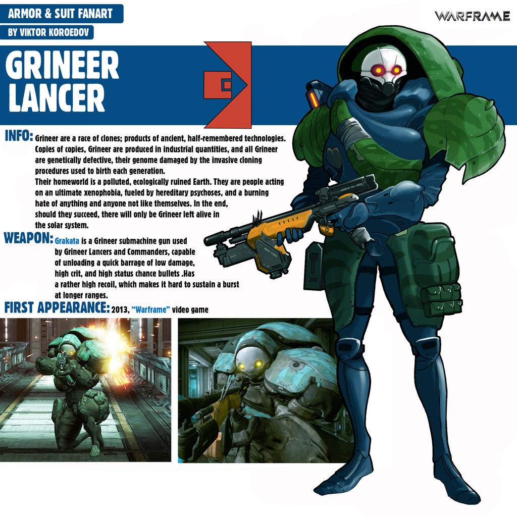 Grineer Rifles Grineer Lancer|Warframe by Pino44io on DeviantArt