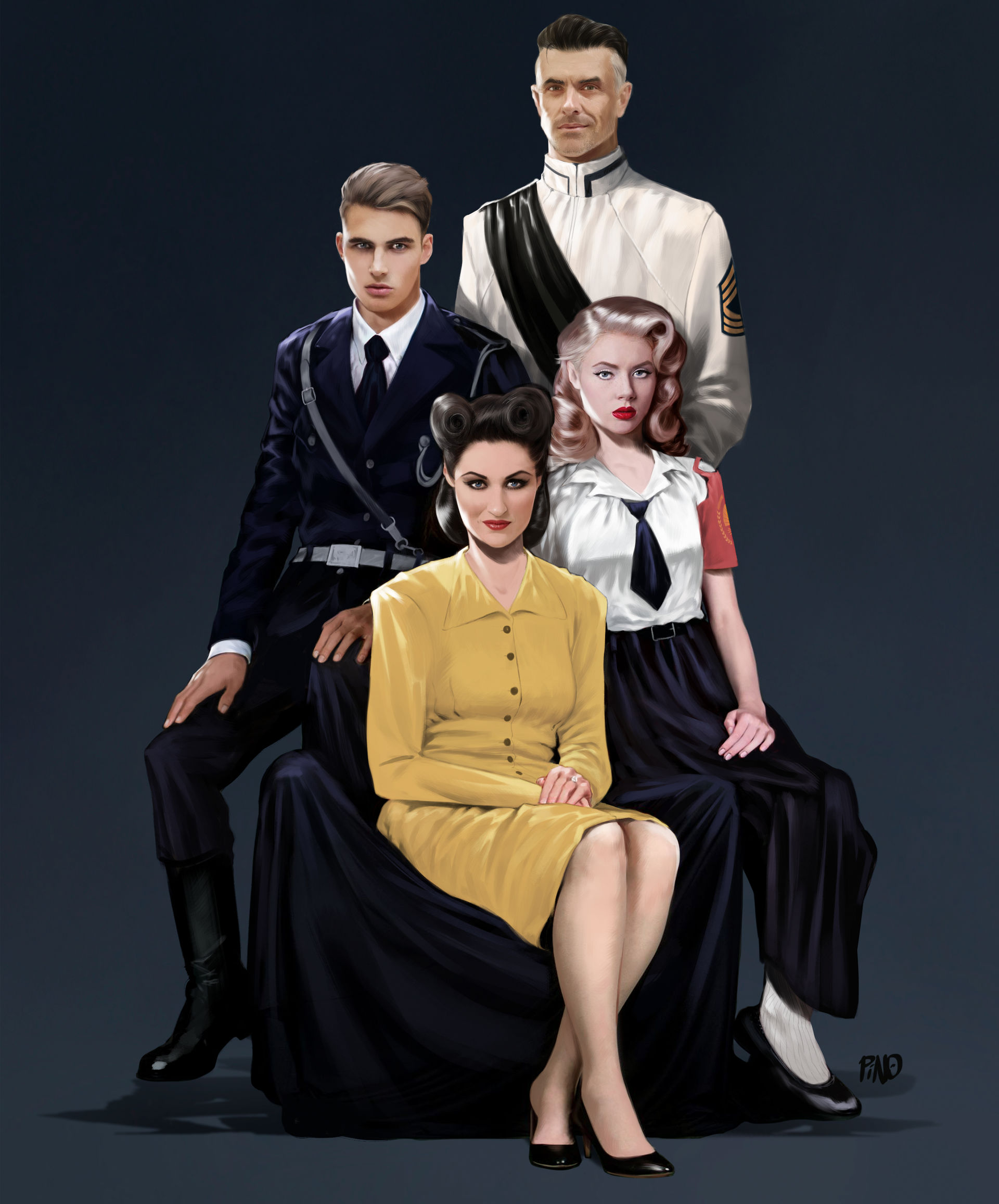 Family Deviantart Family Portrait | Commission by Pino44io on DeviantArt