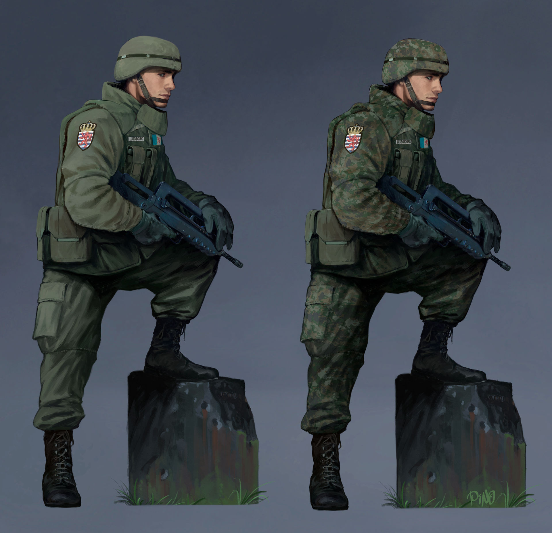 Soldier Uniform | Commission by Pino44io on DeviantArt