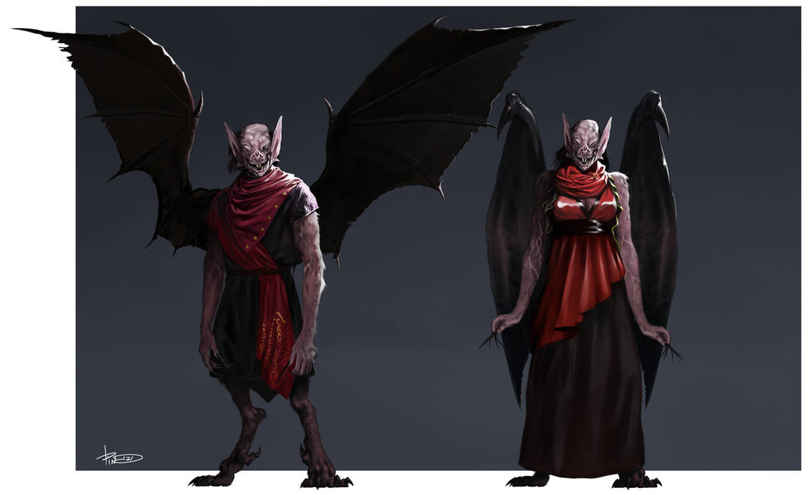 Lesser Vampire Races Vampire race | Commission by Pino44io on DeviantArt