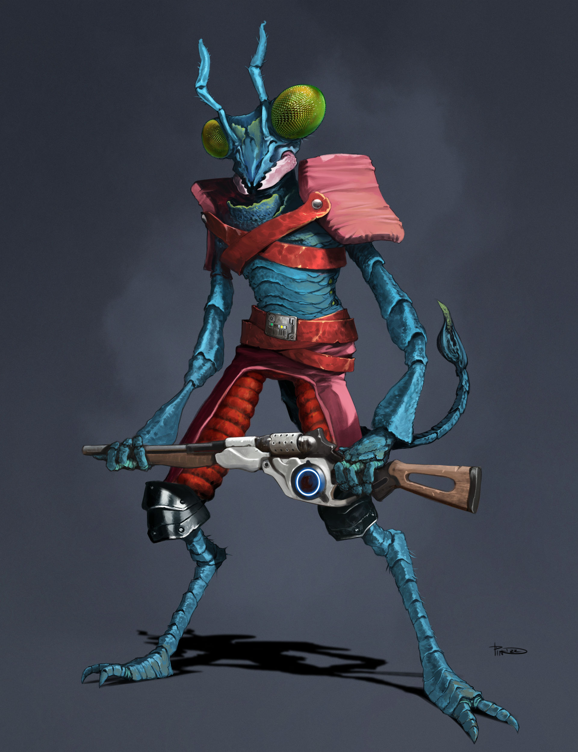 Insectoid Deviantart Pryfyn Insectoid | Commission by Pino44io on DeviantArt