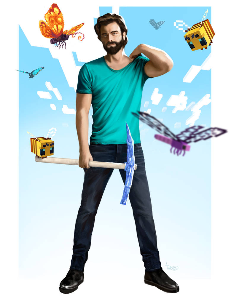 Steve Perry Minecraft Steve from Minecraft | Commission by Pino44io on DeviantArt