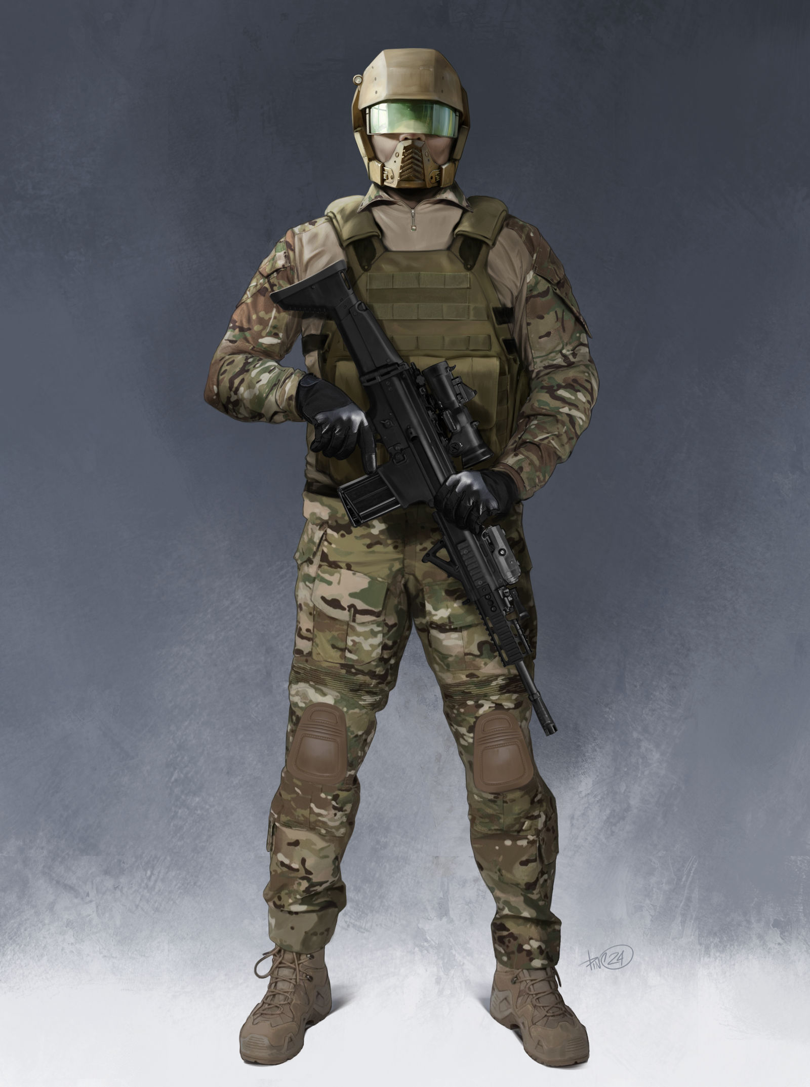 Deviantart Rifleman Guard JSF Rifleman | Commission by Pino44io on DeviantArt