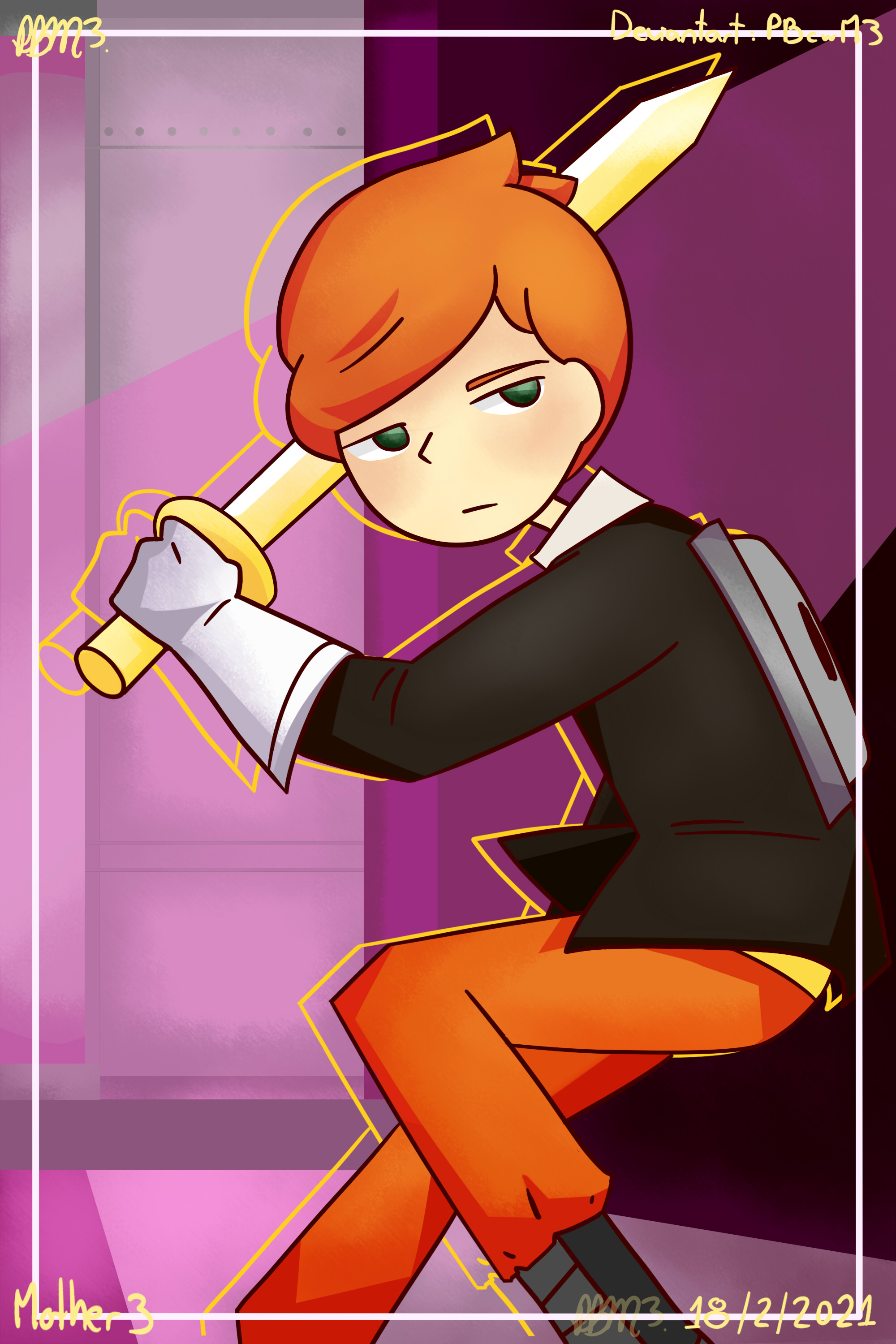 MOTHER 3 The commander / Masked man by PBcwM3 on DeviantArt