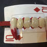 Vampire Teeth hair clip