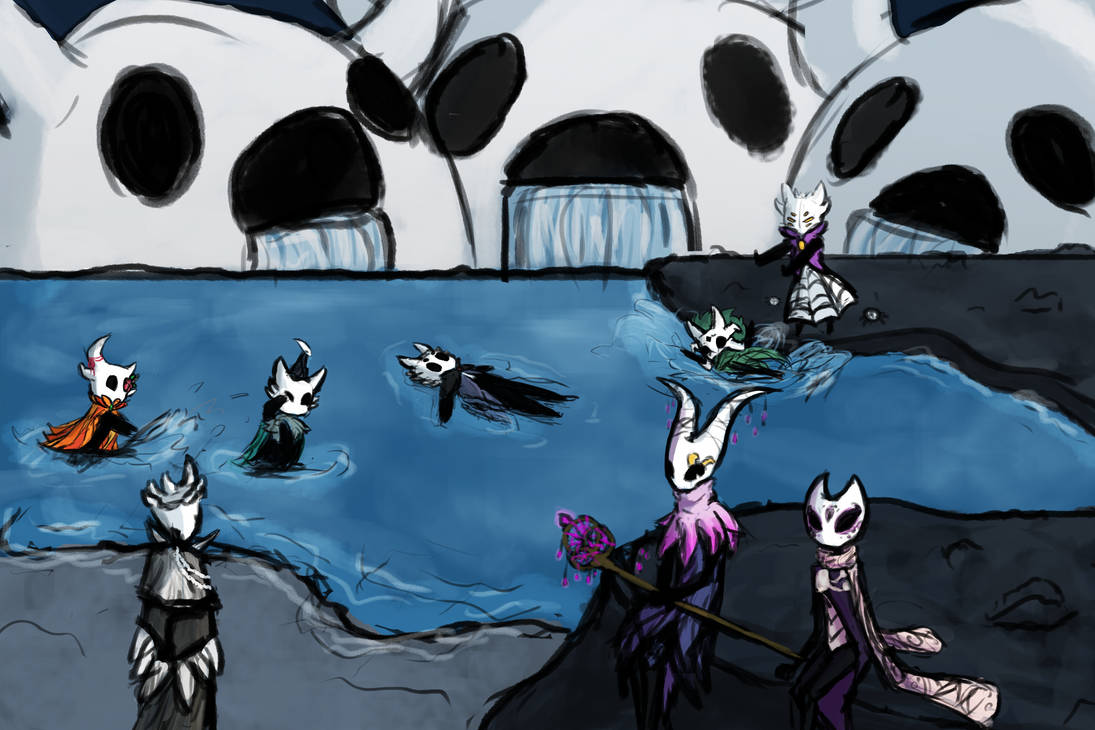 Knight Pool hollow knight pool party by 0rychu0 on DeviantArt
