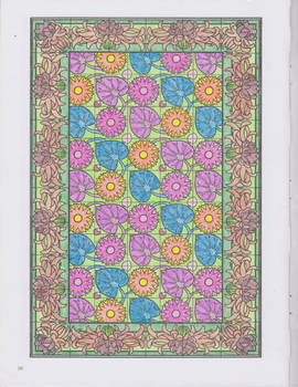 Decorative Tile Coloring Book pg. 30